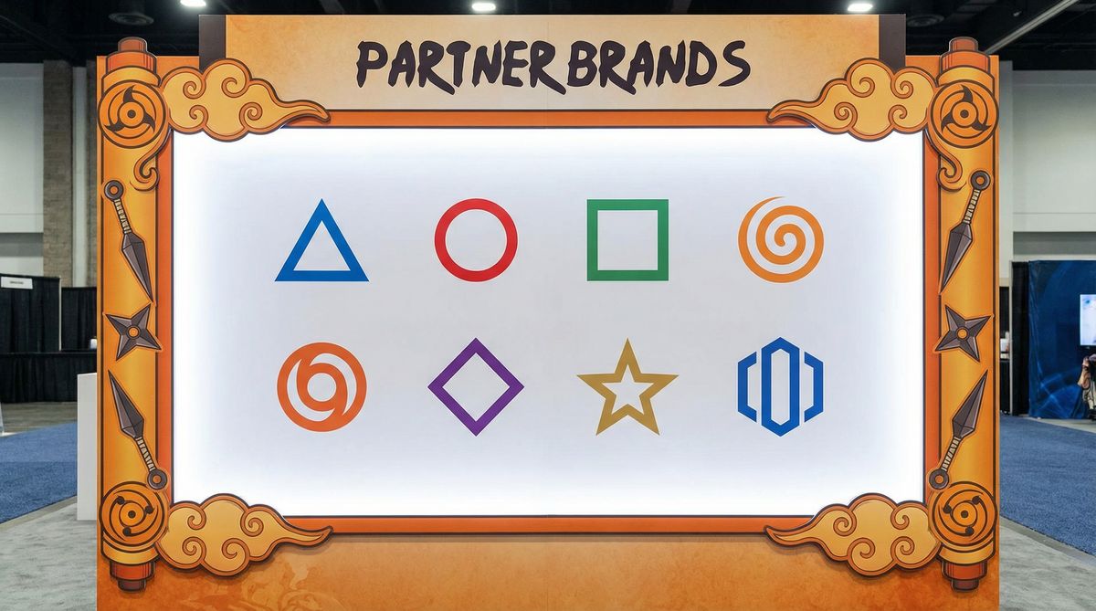 91合作影视品牌Logo墙